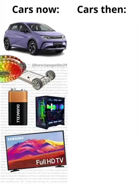 Cars Now Versus Cars Then