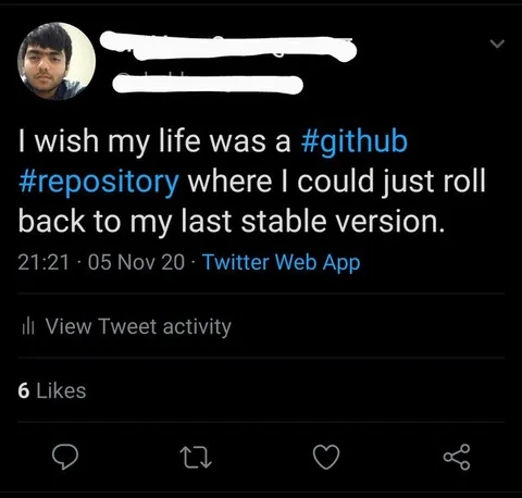 Life as a GitHub Repository