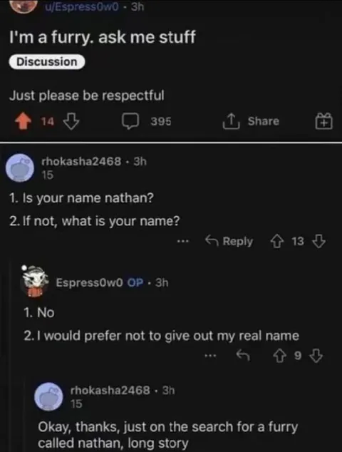 Furry Named Nathan