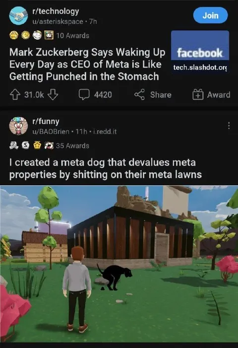 Meta Dog Devalues Meta Properties