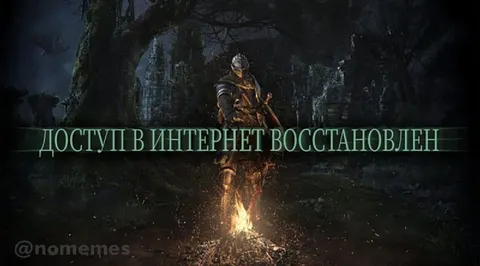 Доступ в интернет восстановлен Dark Souls