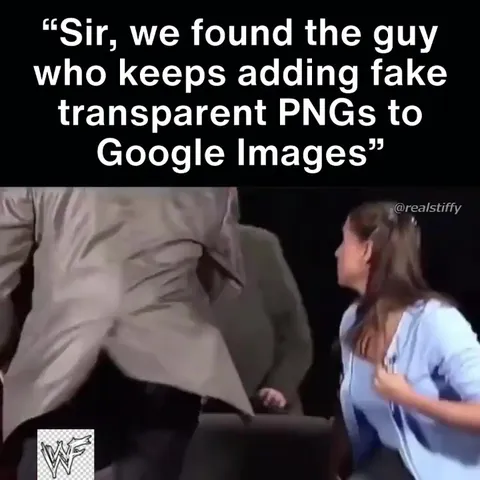 Fake Transparent PNG Criminal Caught