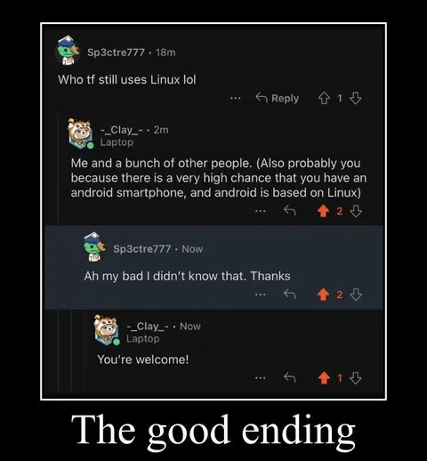 The Good Ending Linux Thread