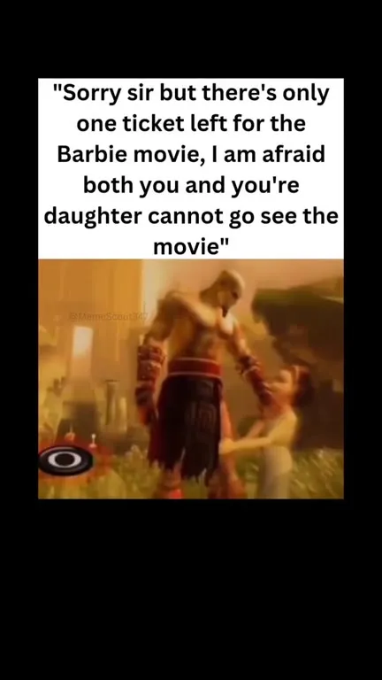 Kratos Misses the Barbie Movie