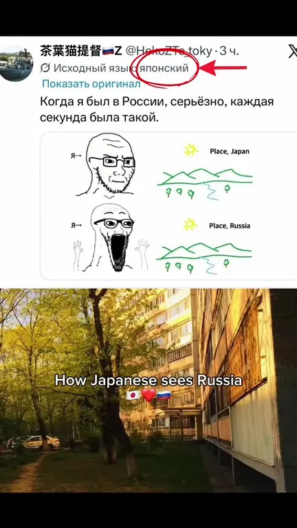 Японец видит Россию