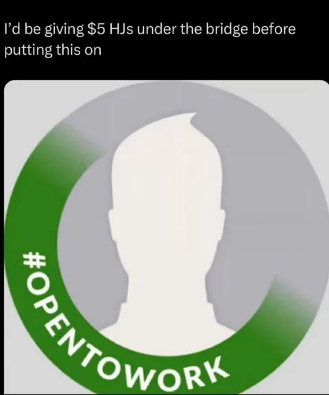Desperate Open to Work Profile