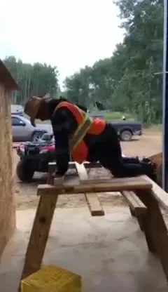 Падение через верстак