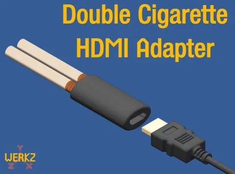 Double Cigarette HDMI Adapter
