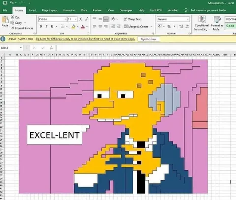Excel-lent Homer Simpson