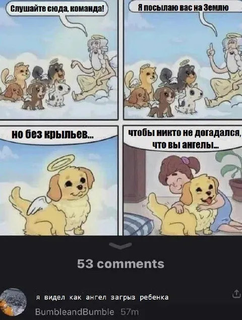 Ангел загрыз ребёнка