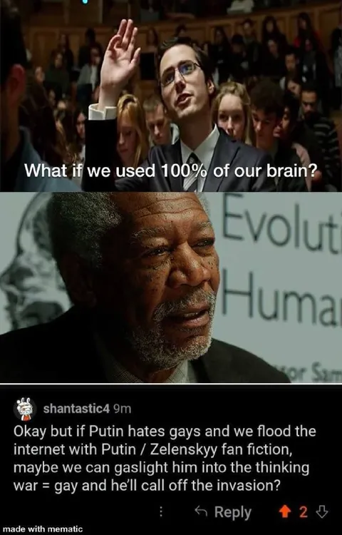 100% Brain Gay Invasion Plan