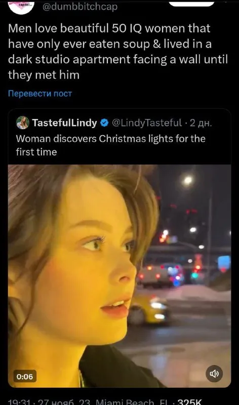 Woman Discovers Christmas Lights