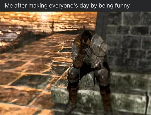 Funny Person Feels Empty
