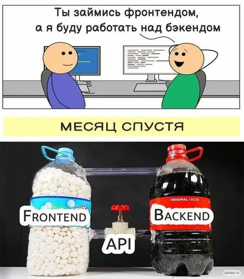 Фронтенд и бэкенд через месяц