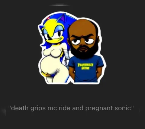 Death Grips MC Ride and Pregnant Sonic