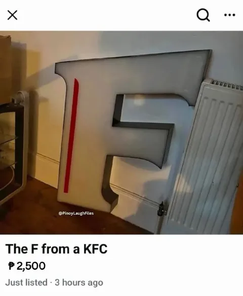 The F from a KFC