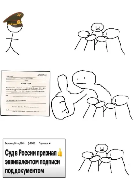Подпись и повестка