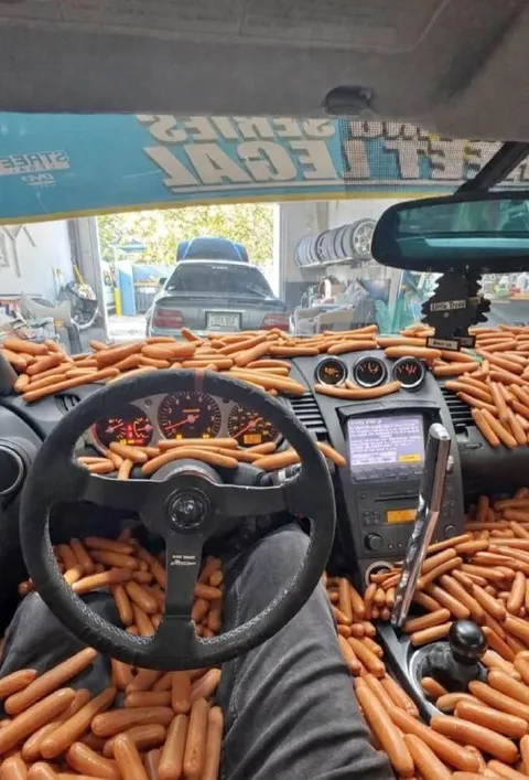 Car Full of Sausages