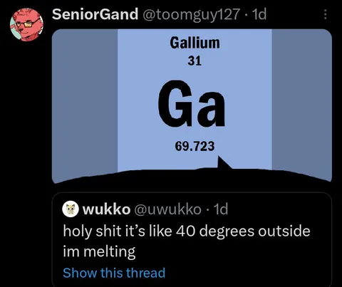 Gallium Melting in the Heat