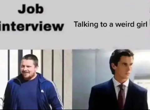 Job Interview Talking to a Weird Girl