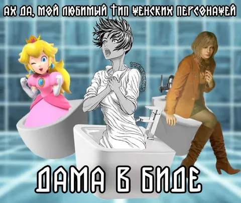Дама в биде