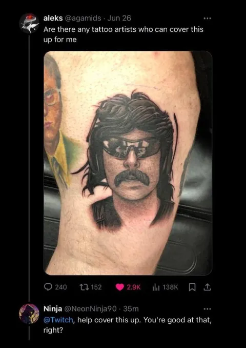 Twitch Covers the Tattoo