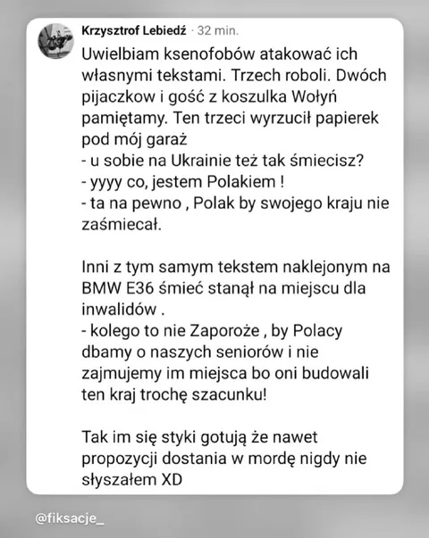 Polak i podwójne standardy