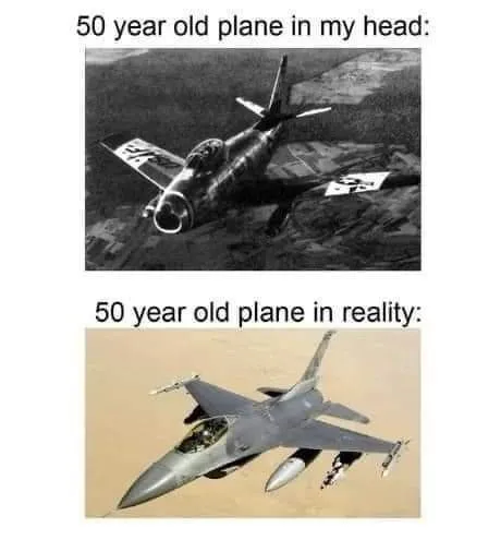 50 Year Old Plane in Reality