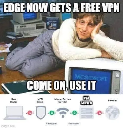 Edge Gets a Free VPN