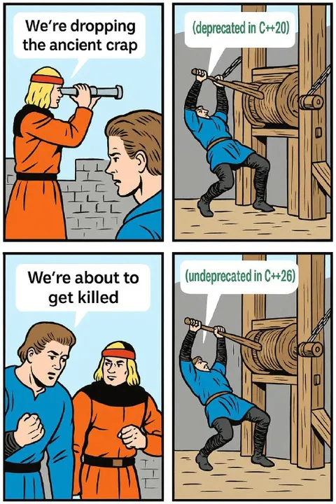 Deprecated Code Gets Dropped