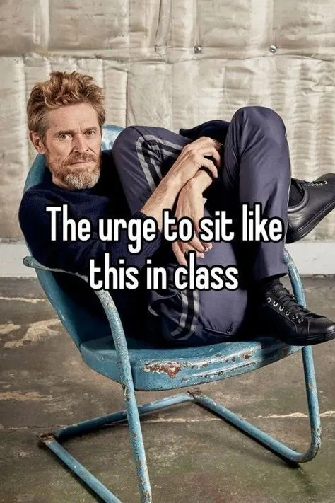 The Urge to Sit Like This