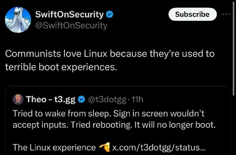 Communists Love Linux Boot Problems
