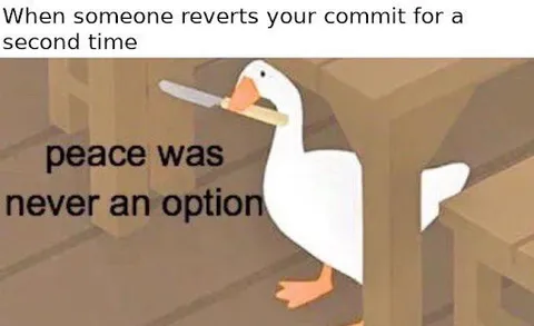 Peace Was Never an Option Goose