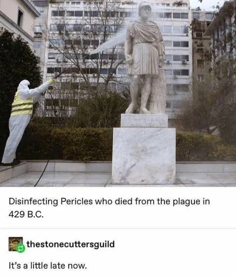 Disinfecting Pericles Too Late