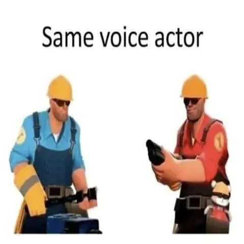 Same Voice Actor Engineer Heavy