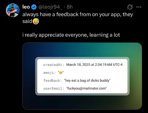 Feedback Form Backfires