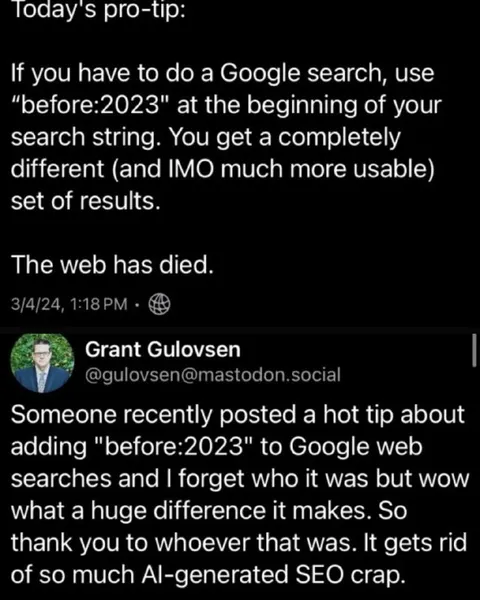 The Web Has Died
