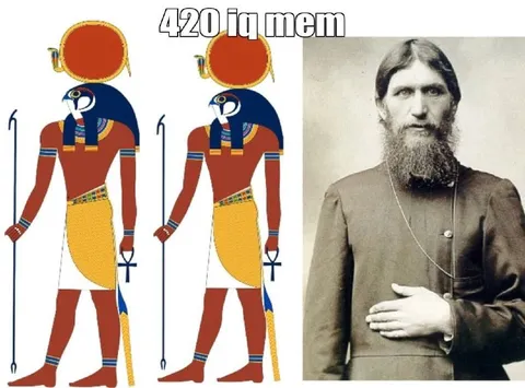 420 IQ Egyptian Rasputin Meme