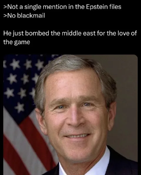 Bush Bombed the Middle East for Fun
