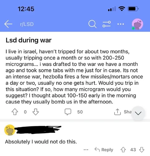 LSD During War