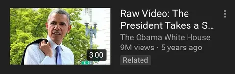 Obama Raw Video Recommendation