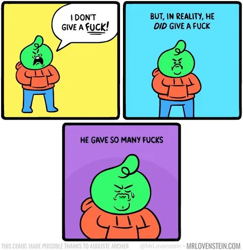 He Gave So Many Fucks