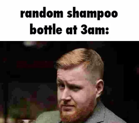 Random Shampoo Bottle at 3am