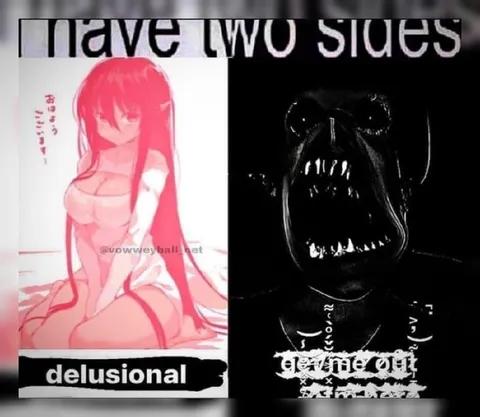 Have Two Sides: Delusional and Demonic