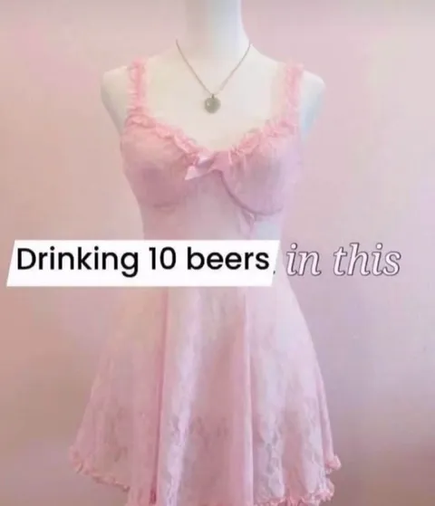 Drinking Ten Beers in Pink