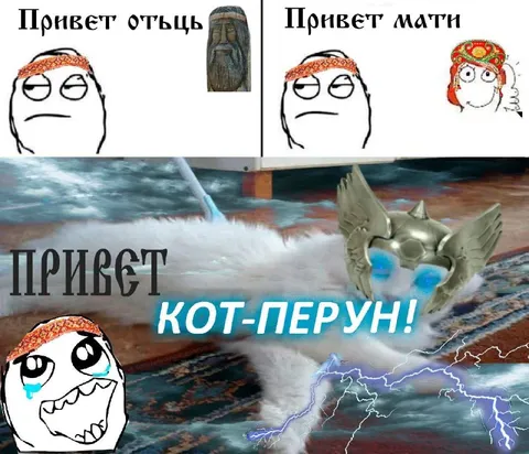 Привет, кот-перун!