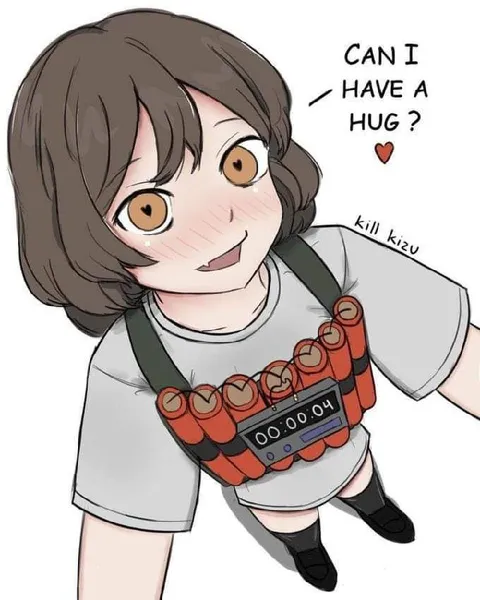 Can I Have a Hug? Bomb Girl
