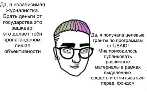 Независимая журналистка и гранты USAID