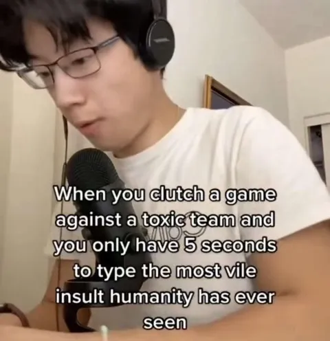 Five Seconds to Type the Insult
