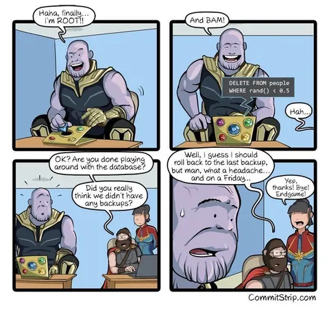 Thanos Deletes Half the Database